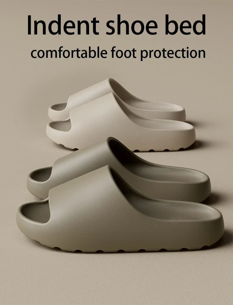 Slippers For Man High-Quality Anti-Slip Sandals And Coconut Slippers For Both Feel Just Like Walking On Thick-Soled Sandals