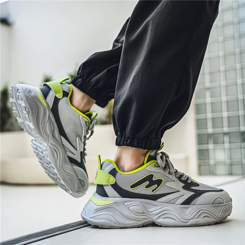 New Men's Shoes Are Trendy Fashionable Comfortable Wear Resistant Anti Slip Casual Shoes Versatile Through The Four Seas