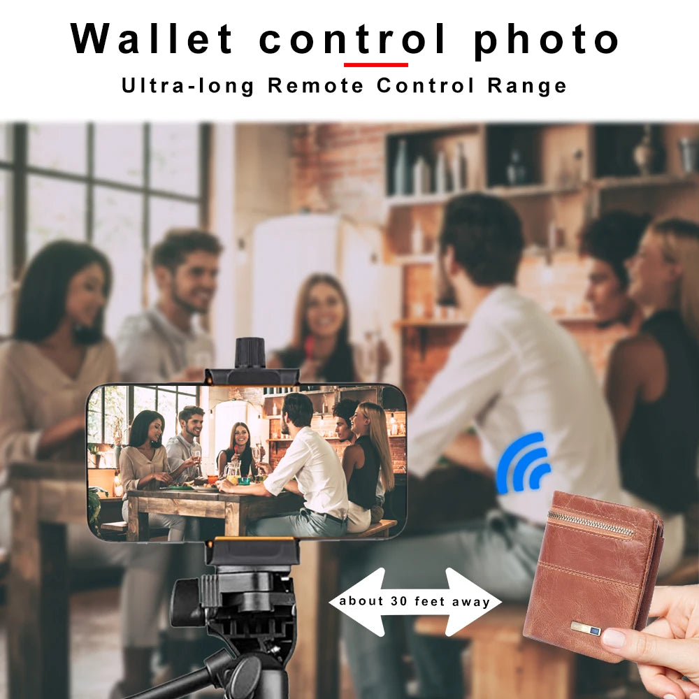 Smart Wallets GPS Tracker Card For Android And IOS Men Wallet  Card Holder For Air tags Magsafe Men Gift Fathers Day Gift