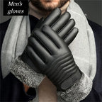 Winter -20 Degrees Cold-proof Ski Gloves Men Windproof Waterproof Keep Warm Gloves Touchscreen Anti Slip Soft Fluff Gloves