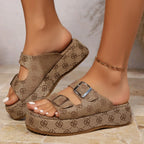 Women's Slippers 2024 New Hot Summer Fashion Women's Sandals Platform Woman Slippers Banquet Party Beach Sandals Slides Women