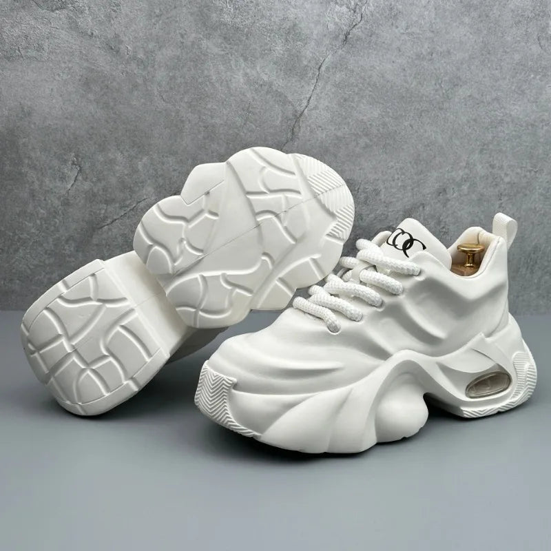 Men Shoes Designer Luxury Casual Sneakers Breathable Platform Shoes for Men Fashion Height Increasing Comfortable Non-slip Shoes