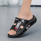 2025 New Men's Massage Slippers Indoor Outdoor Sandals Beach Comfortable Soft Slides Clogs Casual Shoes Men Women Home Slippers