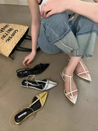 Women's Sandals 2025 Summer New Fashion Thong Sandals Sexy Fashion Design Comfortable Low Heel Sandals for Women Zapatos Mujer