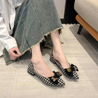 2025 Spring New Woman's Heels Elegant French Style Soft Bottom Anti-slippery Versatile Chic Princess Catwalk Office Single Shoes