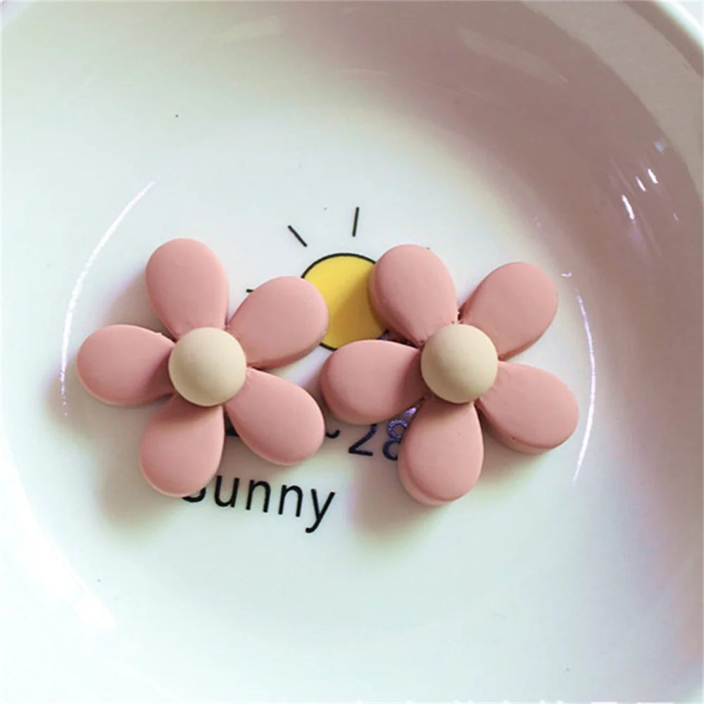 10-30Pcs Cartoon Resin Flowers Flatback Cabochon Garment Jewelry Making Stationery Case Decor DIY Hair Accessory Craft Materials
