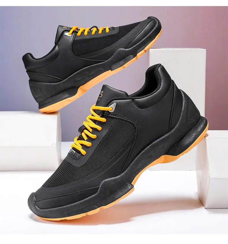 Men's Casual Sports Shoes Are Mainly Designed By The Brand, Featuring Original Anti-slip Flat Heels and Breathable Mesh Shoes
