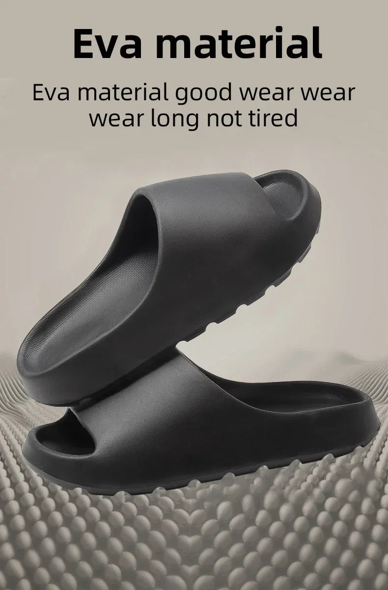Slippers For Man High-Quality Anti-Slip Sandals And Coconut Slippers For Both Feel Just Like Walking On Thick-Soled Sandals