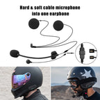 Freedconn Motorcycle Helmet Headset Stereo Bluetooth Hands Free Call Wireless Communication Interphone Music Sharing 6 Riders