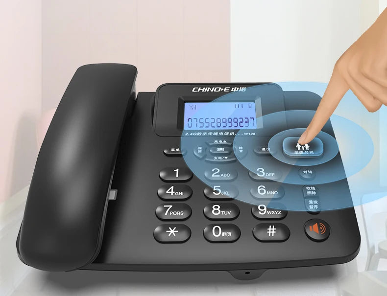 Wireless Telephone 1-4 handstes cordless Answering Machine 2.4G Corded Phone Handset office home hotel Long Range table phone