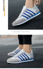 Men's Shoes Trend Casual Shoes for Men Breathable Flat Shoes Outdoor Fitness Free Sports Male Shoes Comfortable Vulcanized Shoes