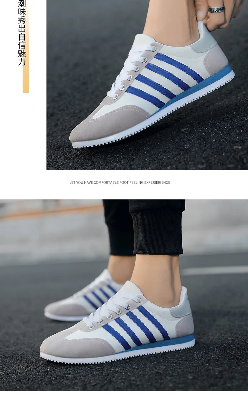 Men's Shoes Trend Casual Shoes for Men Breathable Flat Shoes Outdoor Fitness Free Sports Male Shoes Comfortable Vulcanized Shoes