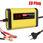 Full Automatic Car Battery Charger 2A Intelligent Fast Power Charging Digital LCD Display