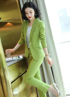 Pant 2 Piece Outfit 2025 Summer Womens Matching Sets Pants Elegant High Quality Blazer Suit Set Of Two Fashion Pieces For Women