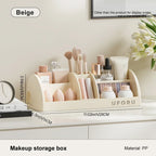 Cosmetics Storage Box Home Dressing Table Desktop Large Capacity Multi-functional Skin Care Products Compartment Shelf