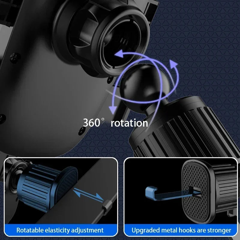 Car Phone Holder Bracket Accessories Interior Auto Air Outlet Cellphone Support Parts Phone Stand Base Fixing Clip