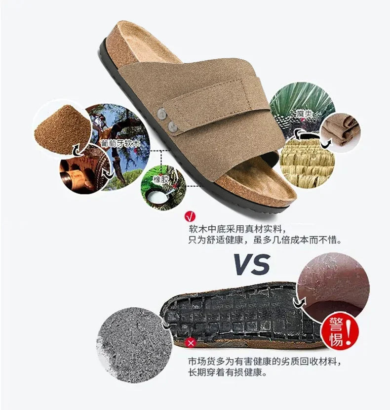 Men's Summer Sandals for Men Shoes Flat Sandals Trend 2024 Man Slippers Slipers Mens Soft Sandles High Quality Shoes Sandal Sale