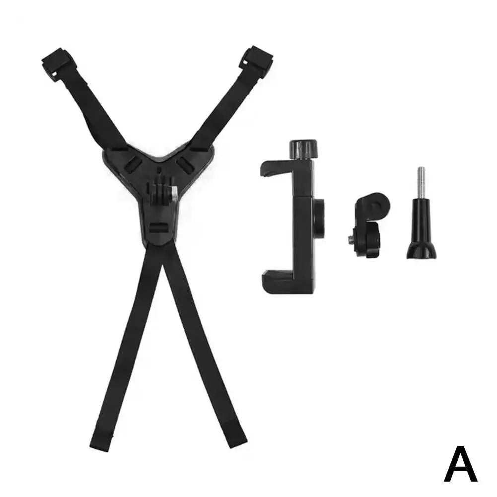 Helmet Holder Helmet Accessories Motorcycle Riding Mobile Phone Holder Sports Camera Chin Holder