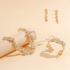 3Pcs Exaggerate Heavy Metal Liquid Irregular Necklace Vintage Statement Pleated Choker Women's Steampunk Jewelry Sets