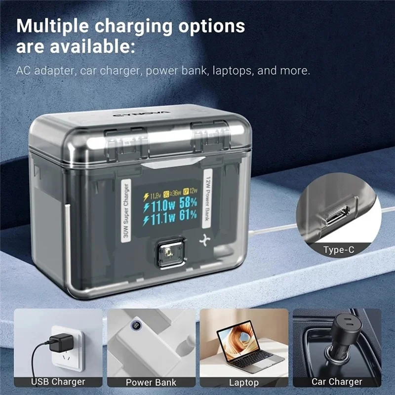 A99E-Charging Butler Two-Way Smart For Insta360 Acepro2 Fast Charging Battery Portable Charger