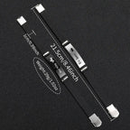 Couple wrist watch set, men's and women's quartz watch with steel strip, couple's watch set