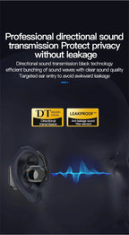 Wireless Headphones Bluetooth Headset With Microphone Bone Conduction Handsfree Noise Canceling Earphones For Driving Audifonos