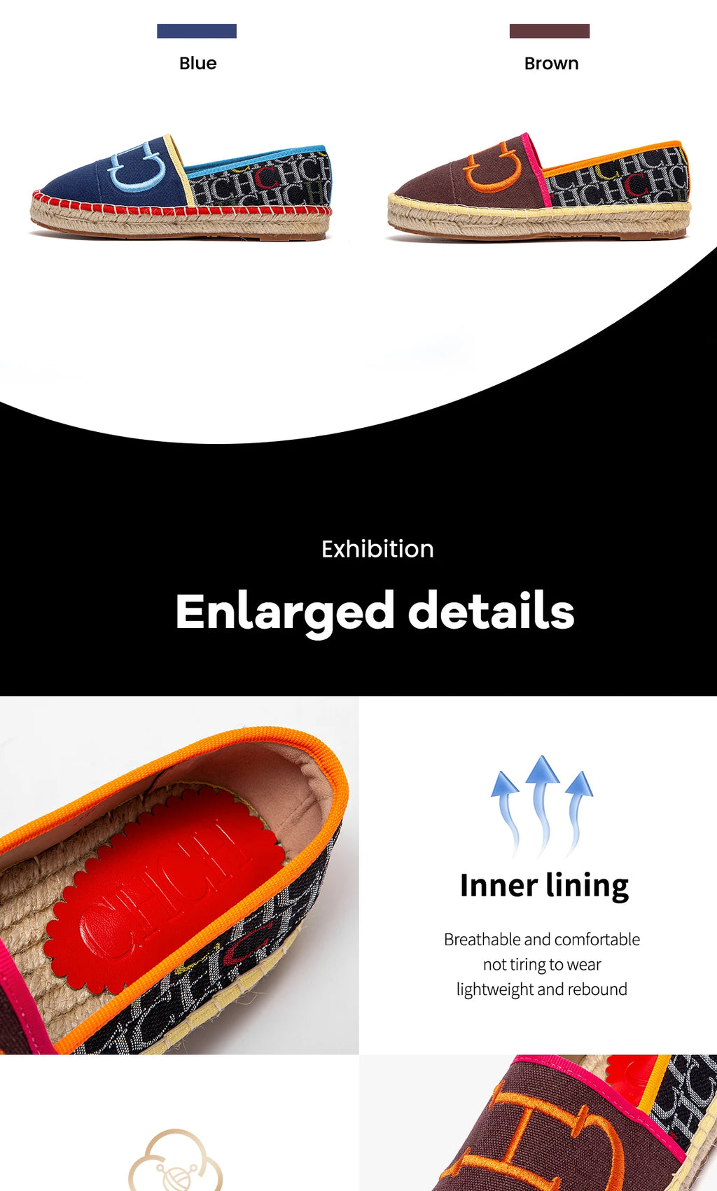 Women's Flats Letter Print Design Versatile Woman's Fisherman Shoes Loafers