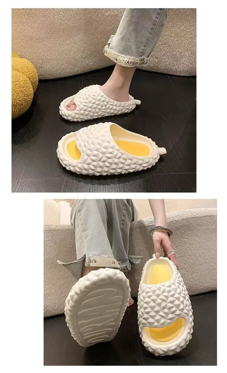 Women's Home Slippers 2023 New Arrivals Durian Slipper Summer Couples Casual Comfort Flip Flops Woman Flats Beach Shoes Slides