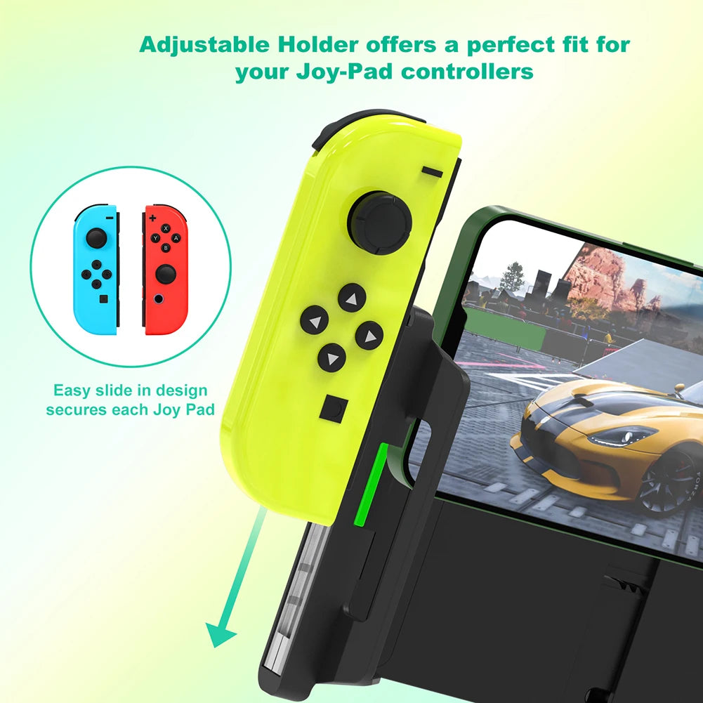 Small Handle Mobile Phone Holder Adjustable Left And Right Handle Holder Accessories Supports Android for Switch/Switch OLED