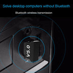Handsfree USB Bluetooth-compatible 5.0 Adapter Wireless Transmitter Receiver Audio Dongle USB Adapter For PC Computer Laptop