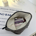 Makeup Bag Travel Toiletry Bag Cute Makeup Brushes Bag Cosmetic Bags for Women Zipper Makeup Bags for Purse