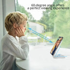 Desktop Mobile Phone Stand Aluminum Desk Holder Dock For Magsafe Charger For iPhone 16/15/14/13/12 Pro Max(Not Included Charger)