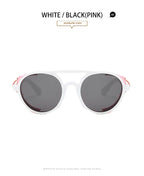 2022 Steampunk Googles Men Retro Punk Round Sunglasses Brand Design Double-bridge Windshield Hiking Driving Shades Eyewear UV400