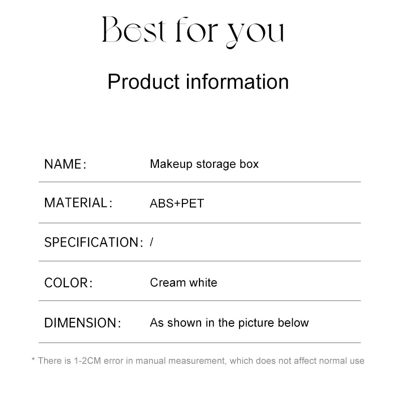 Cosmetics storage box Home dressing table advanced sense large capacity lipstick skin care multifunctional points Shelf