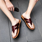 Men's High Quality Sandals Summer Men Shoes Breathable Walking Beach Slippers Outdoor Sandals Casual Fashion Male Filp Flops