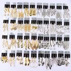 10Pairs/Lot Fashionable Women's Stainless Steel Earrings, Daily Jewelry Accessories Gifted To Friends, Randomly Shipped