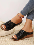 Women's Summer Sandals Fashion Wedge Shoes Woman Huaraches Slide Women's Sandals Outdoor Female Zapatos De Mujer Footwear
