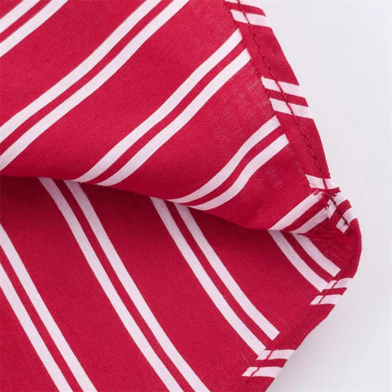 Women's shirt new striped silk loose shirt autumn fashion design women's casual top