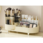 Large capacity fashionable and high-end cosmetics storage box for women's home and desktop, simple cosmetics storage box