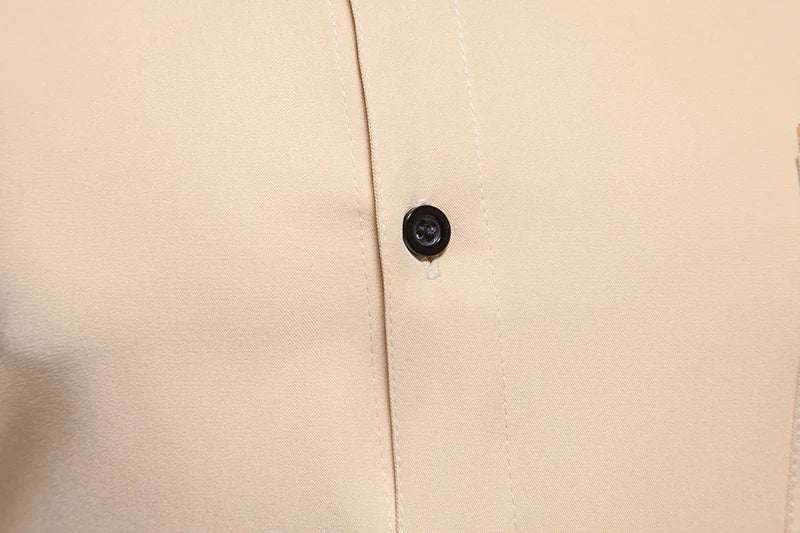 Men Shirt Long Sleeve Personality Diagonal Button Shirts for Men Luxury Designer Irregular Henry Collar Top Grade Tops