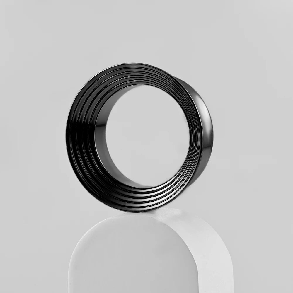 Doearko 2PCS Classic hollow spiral gauges Ear Plugs Tunnels Stainless Steel Ear Gauges Body Piercing Jewelry for women/men