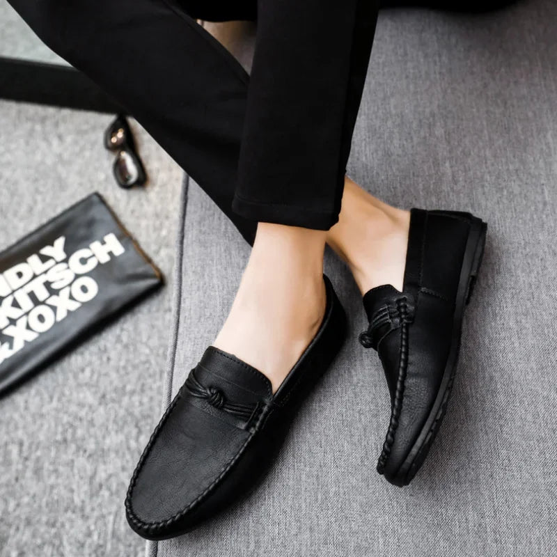 Men's Shoes 2025 Mens Moccasins Comfortable Slip-on Driving Shoes Fashion Men Casual Shoes Summer Versatile Zapatos Para Hombres