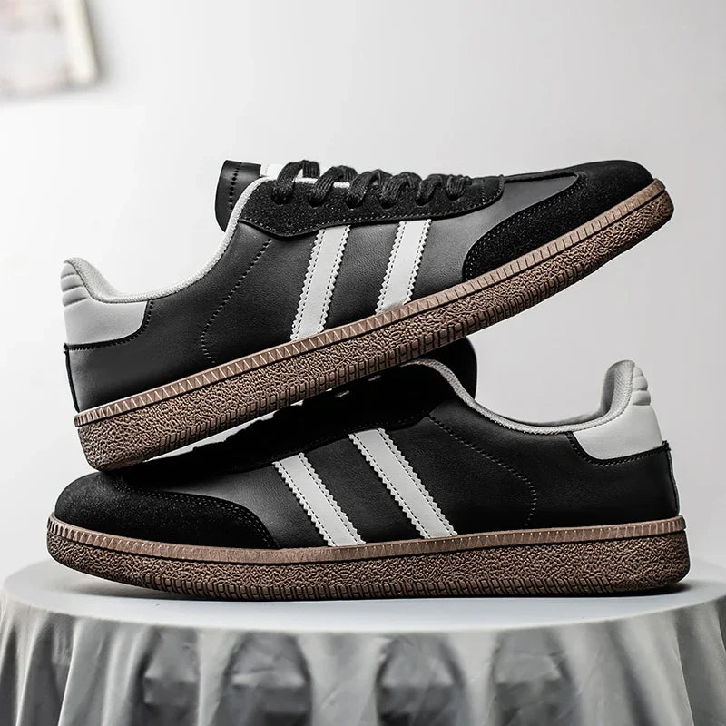 Men's Shoes 2025 Trend Casual Sneakers Comfortable Lace-up Flats Tennis Shoes Breathable Comfortable Walking Joggingshoes