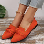 Women Flats Walking pointed Top Solid Color Loafers Shoes Shallow Comfortable Lolita Shoes Sneakers Women Zapatos De Mujer