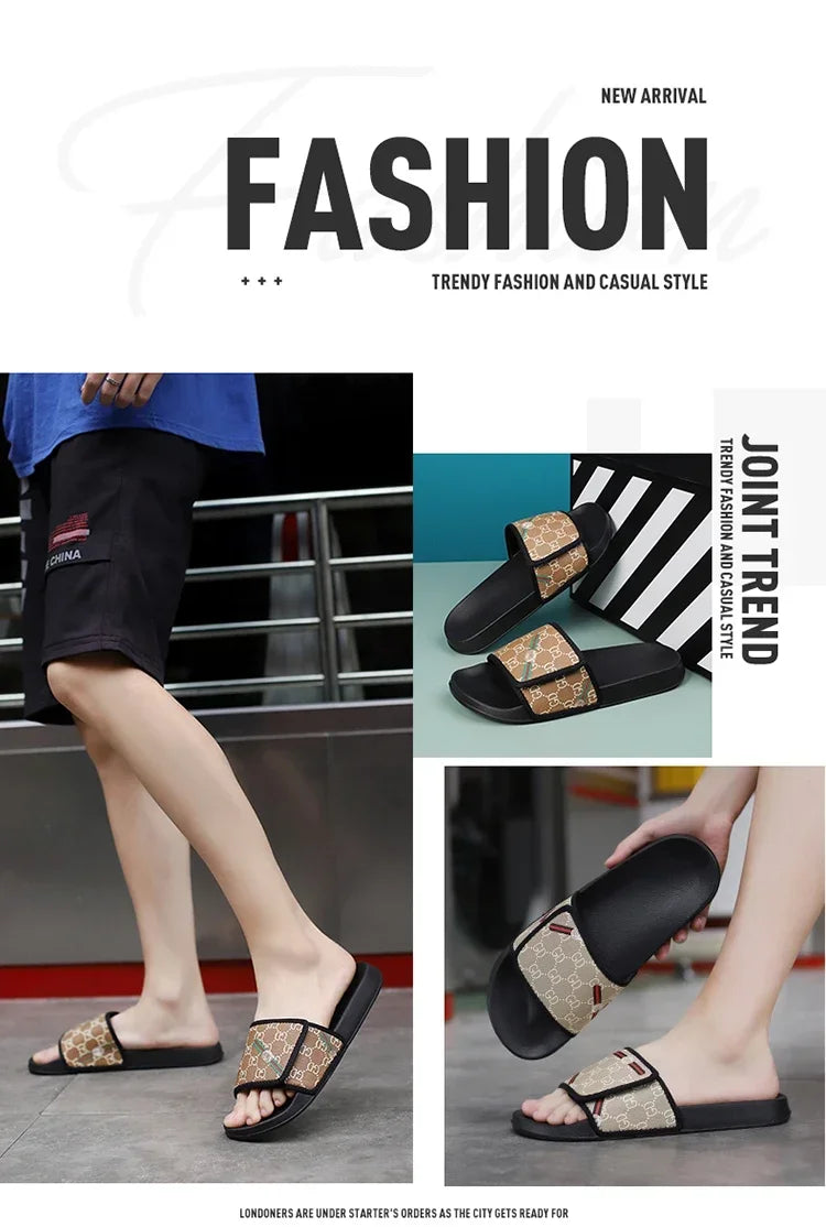 Men's Luxury Sandals Man 2024 High Quality Shoes Mens Sandal for Men Sandel Summer Shoes Sale Replica Brand Sandals Slipers Flat