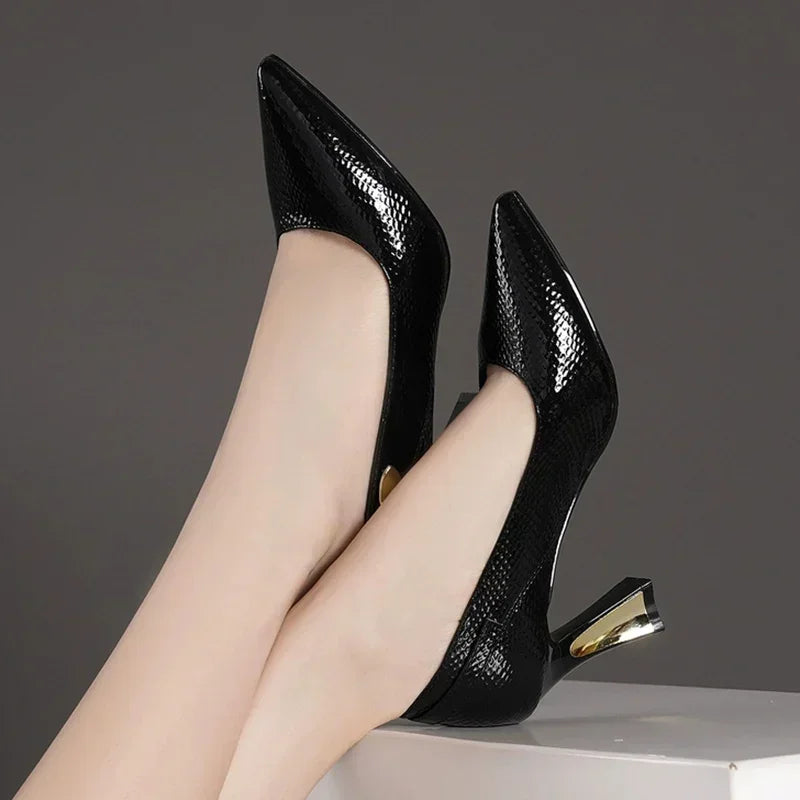 Fashion Women High Heels Shoes Sexy Pointed Toe Elegant Dress Sandals Woman 2025 New Spring Designer Party Trend Pumps Zapatos