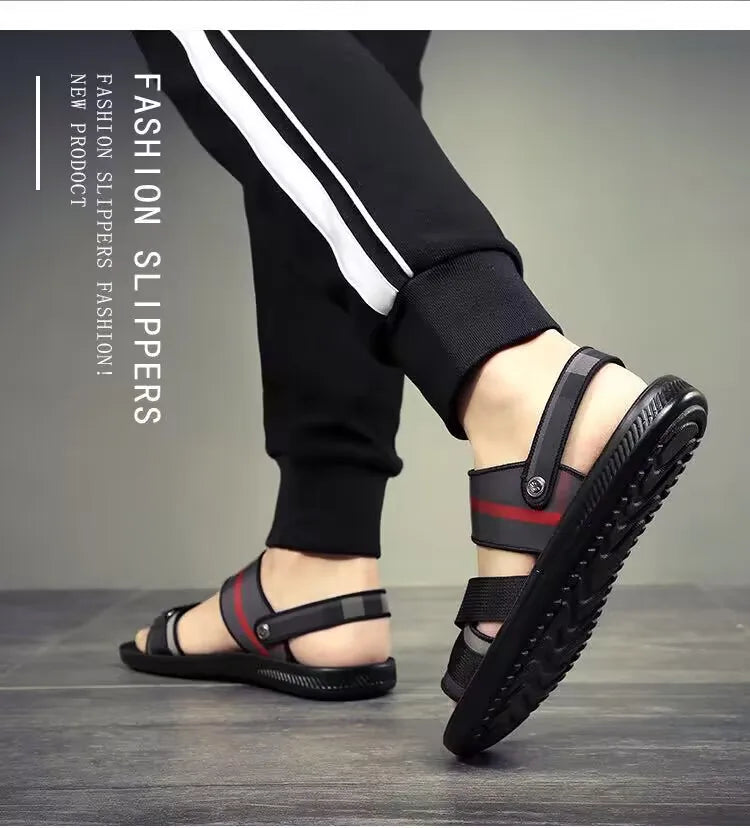 Men's Sandals 2025 Summer Male Beach Shoes Men High Quality Breathable Casual Sandals Fashion Outdoor Slippers Sandals 37-46