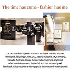 OLEVS 2891 Original Quartz Couple Watch Brand Luxury Double Calendar Waterproof Date Clock His and Her Watch Gift Couple Watch