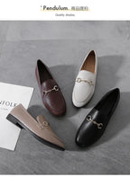 Womens Shoes Flats Loafers Ladies Fashion Leather Brand Sneakers Womens Designer Flat Ladies Shoes Woman Luxury Female Footwear