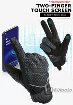 Autumn Winter Motorcycle Riding Gloves for Women Men Warm Fall-proof Windproof Moto Glove Colorful Reflective Touchscreen Glove